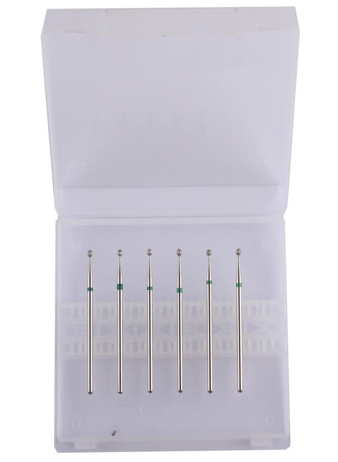 MZCMSL Round Ball Cuticle Bit Set with Case, 3/32 Shank Manicure Drill Bits,6pcs Cuticle Remover Bits(φ2.34mm) - Image 4